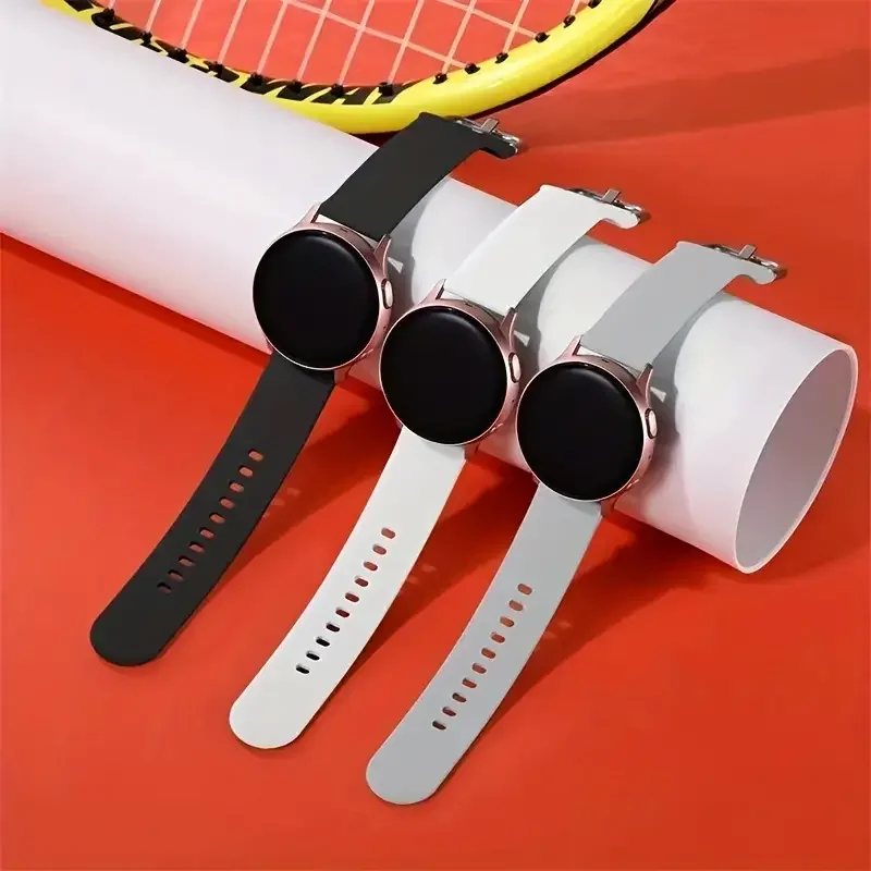 Popruh pre Samsung Galaxy Watch Active 2/3/4/5/5 Pro/6 Classic/Gear S3 40 mm 44 mm Silikónový náramok Huawei GT2/2E/3/4 pásmo 20 mm 22 mm