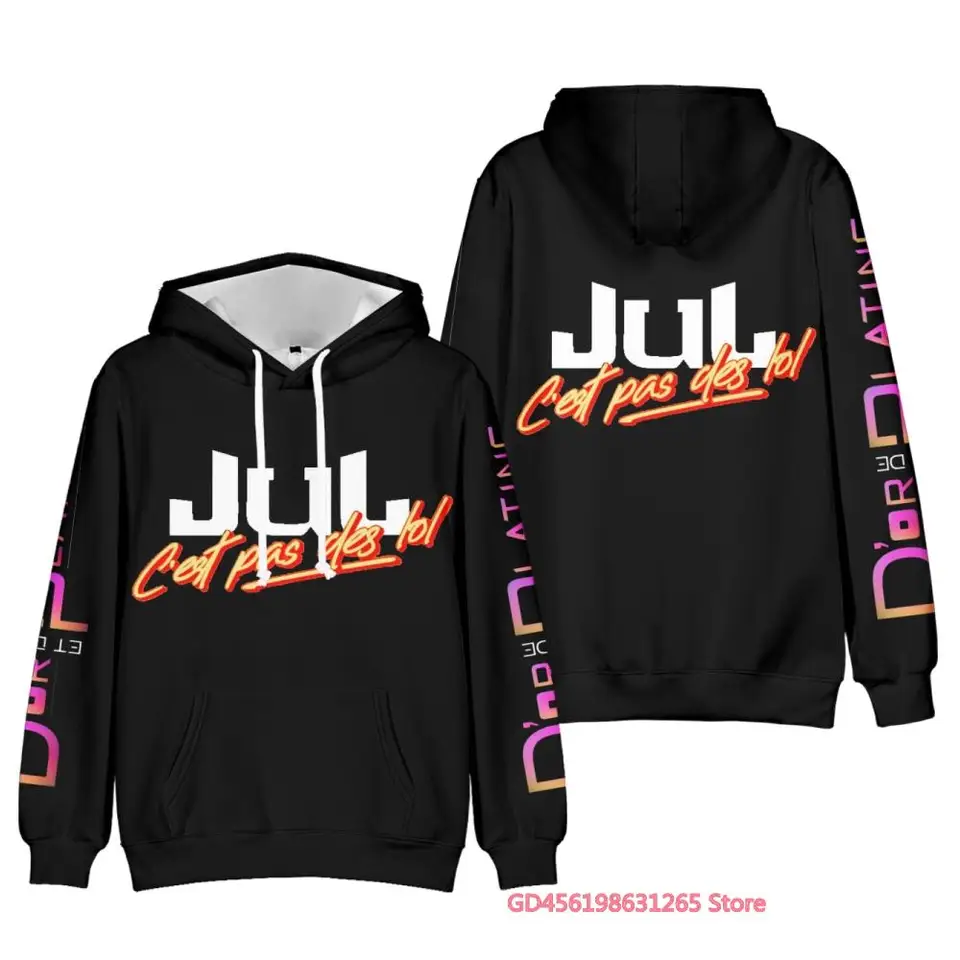 Populárny Jul C'est Pas des lol Hoodie Harajuku Príležitostné mikiny oblečenia muži/ženy Tops Kawaii Streetwear Boys/Girls Pullover