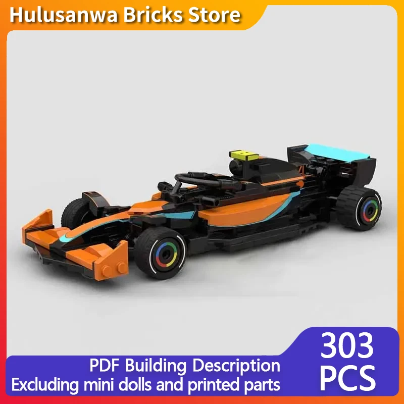 Populárny model Speed ​​Champion Model MOC Building F1 Super Formula Racing Modular Technology Gift Darčeky na zostavenie detských hračiek