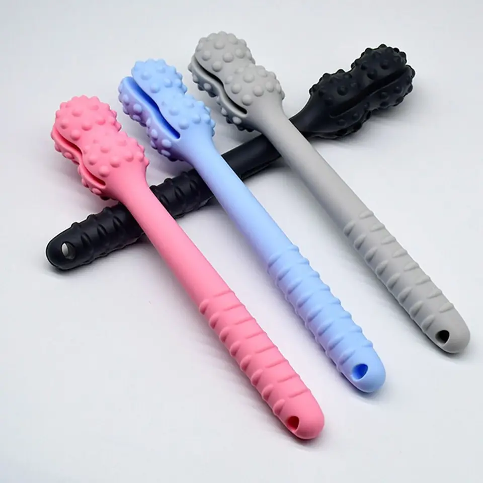 Poraziť Meridian Silikone Massage Hammer Relax Multifunkčná masážna páčka Manuál Zbavte únavového poludníka Meridian Beat Men