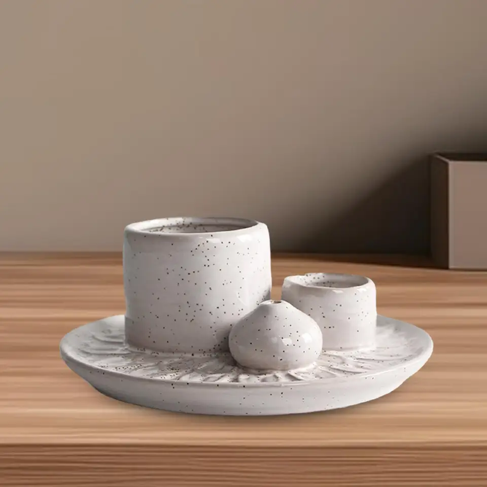 Porcelánová ozdoba narodeniny darček kadidlo horák pre kúpeľnú kabinetu obývacia izba