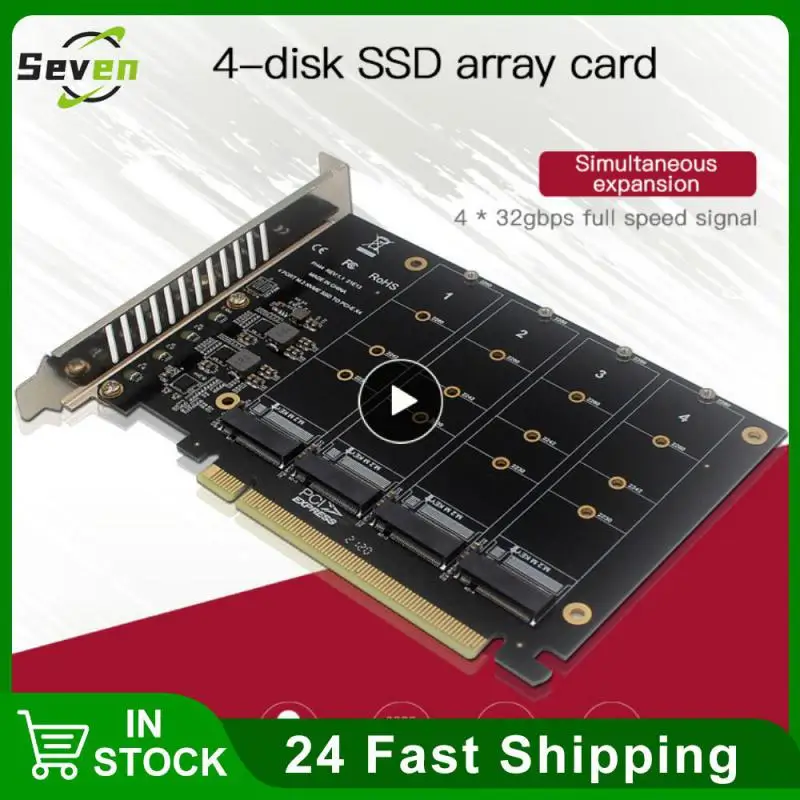 Port NVME na kartu adaptéra PCIe M.2 NVME na PCIE X16 Adaptér 4x32gbps m kľúčový pevný disk prevodník prevodníka Karta prevodníka