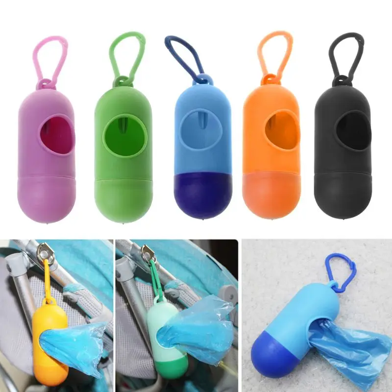 Portable Plastic Dispenser Box for Baby Diaper Waste Bag Removable Baby Strollers Organizer Storage Box A2UB