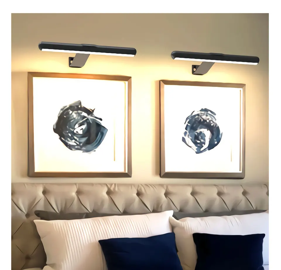 Portrét s diaľkovou obývacou izbou bezdrôtová nástenná lampa maľba Obrázok Svetlo Art Displej USB Nabíjateľná batéria Foto ovládaná