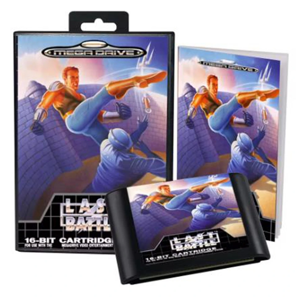 Posledná bitka s boxom a manuálom pre 16 bitov SEGA MD Game Cabtridge Megadrive Genesis System