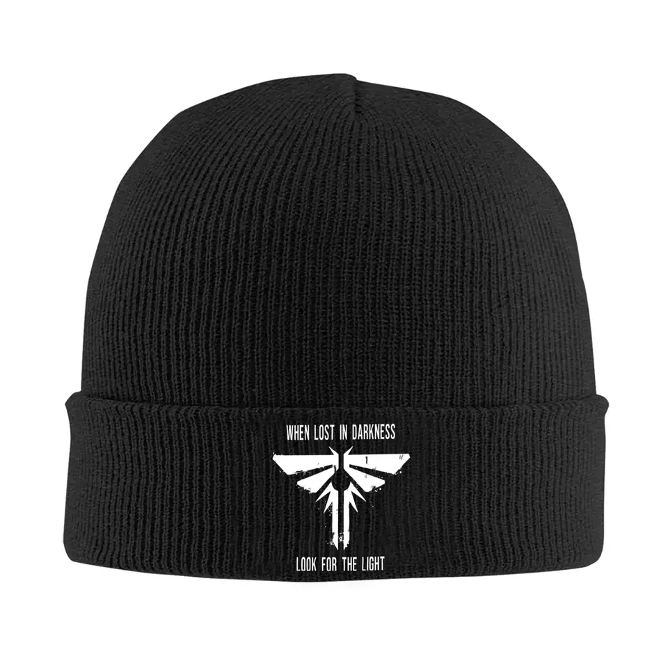 Posledný z nás, keď sa stratil v tme, pletená čiapka Beanie Autumn Winter Hats Warm Acryl Casual Drama Logo Cap Men Darčeky