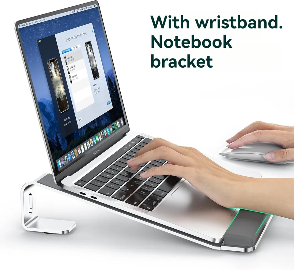 Postavenie prenosného počítača pre MacBook Skladanie nastaviteľné hliník počítač PC Tablet Stand Notebook Tablelaptop Držiteľ tepelného rozptylu