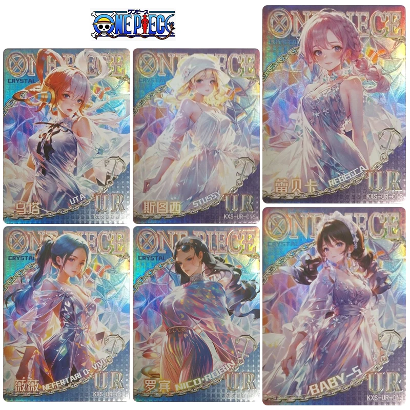Postavy anime Nico Robin Nefertari D.Vivi Collection Card One Piece Ur Series Game Card Cartoon Hračky vianočné narodeniny darček