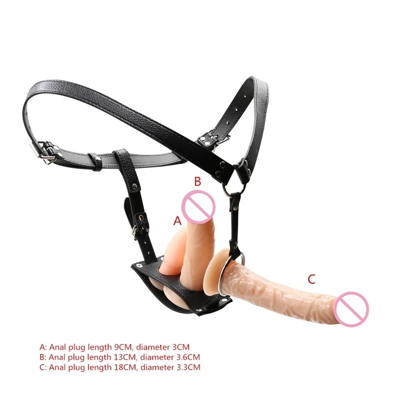 Postrojový remeň Strapon 3 Realistické dildos análny zástrčka stimulácia penis stimulácie prostaty Massager dospelých sexuálnych hračiek pre ženy lesbičky