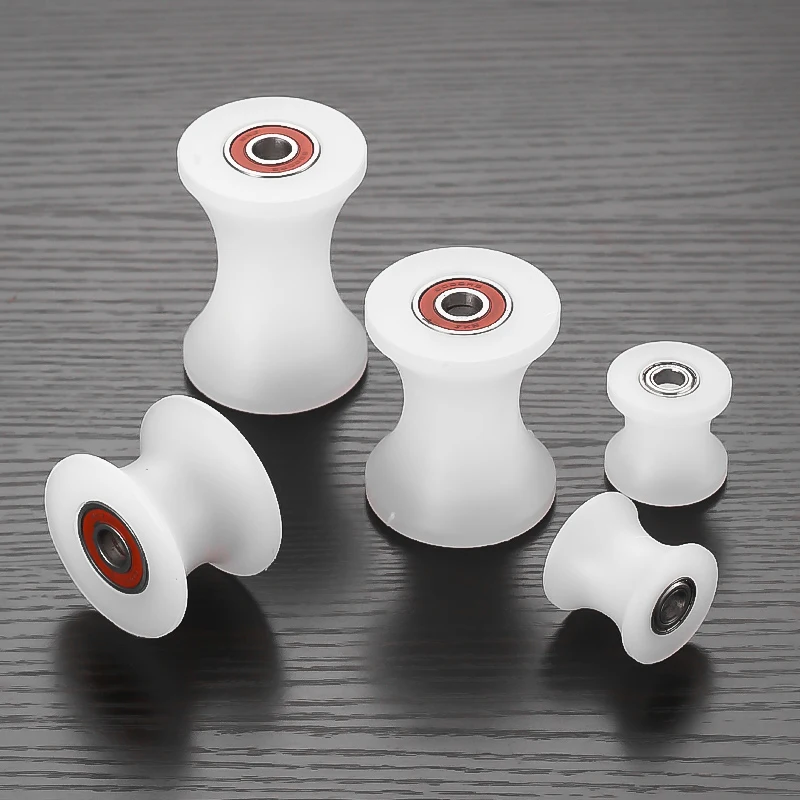 Posuvné nylonové valček D32MM-42 mm, hrúbka 22 mm-60 mm, vodiaci kolesový kolesový valček Podpoja