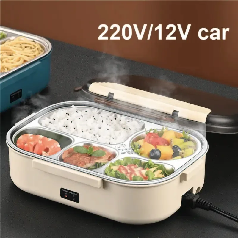 Potrasková voda bez elektrického kúrenia Obed obed z nehrdzavejúcej ocele Izolácia bento obed Domáce auto udržiavajte teplý obedový box 1.2l