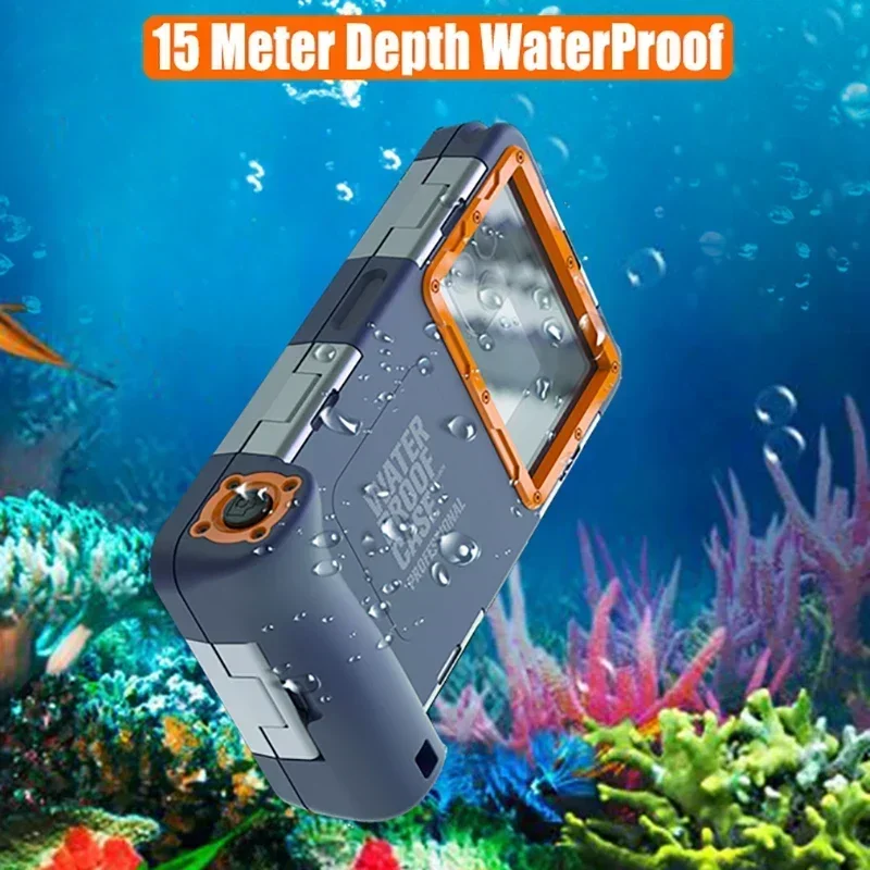 Potápanie pod vodou profesionálov 15 metrov hlboký vodotesný puzdro pre huawei mate 60 50 40 30 pro rs p60 50 40 30 Honor Magic 5 4 Pro