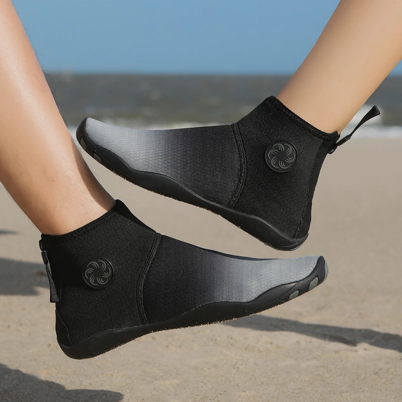 Potápačské ponožky High Top Boso Vodné topánky plávať sandále muži pláž Aqua topánky Ženy Drearda Radé tenisky Fitness Fishing Surfing