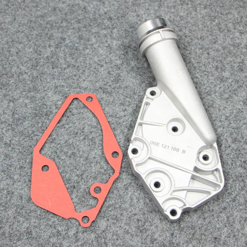 Použite na Audi A6 C6 2.4 2.8 3,2 Termostat Cover Plate Horný kryt hliníka 06E 121 168 B
