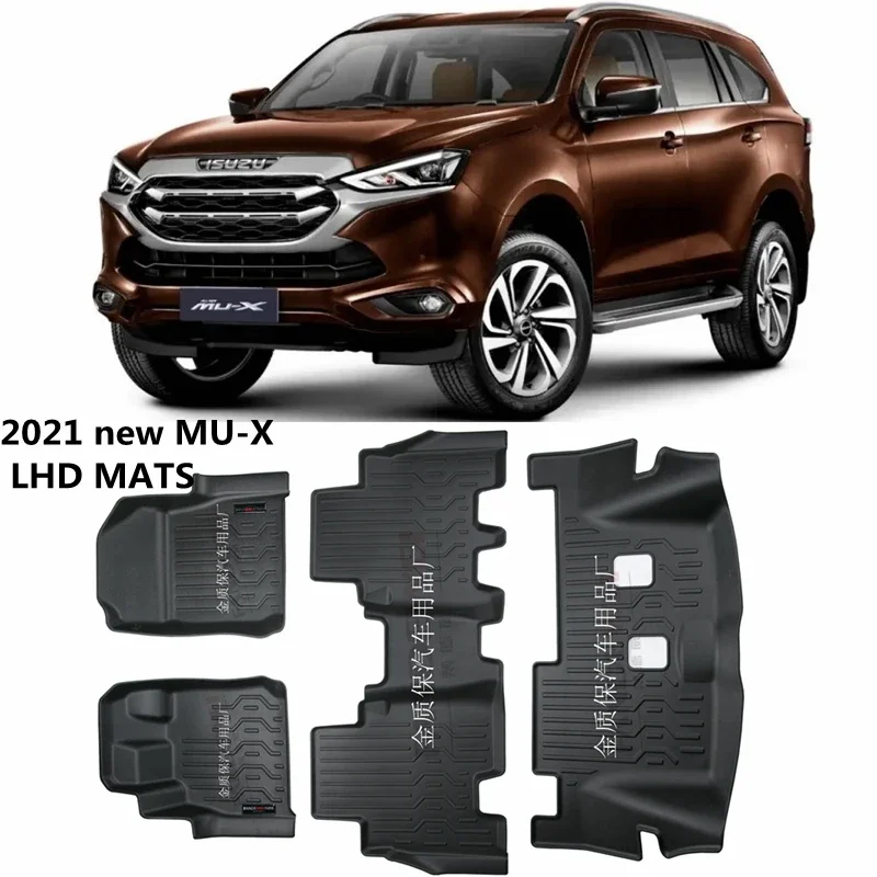 Použitie pre 2021New Isuzu Mux Car Carpet Isuzu Mux podlahová podlaha Mux Trunk Rat Mat Full Set Tin