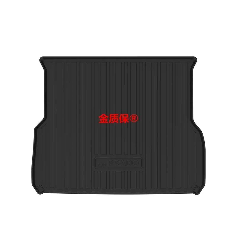 Použitie pre Toyota Prado LC250 Trunk Mat Prispôsobené auto zadné kmeňa Storage Mat Cargotray Mat LC250 Kripečná vodotesná ochranná podložka