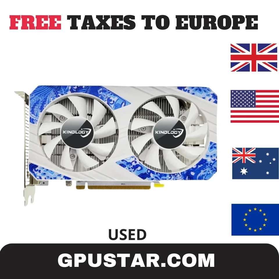 Použitá kinológia RX 580 8GB 2048SP Úplne nová video grafická karta pre hranie RTX 16 GB Voliteľné GPU Radeon RX580 8G