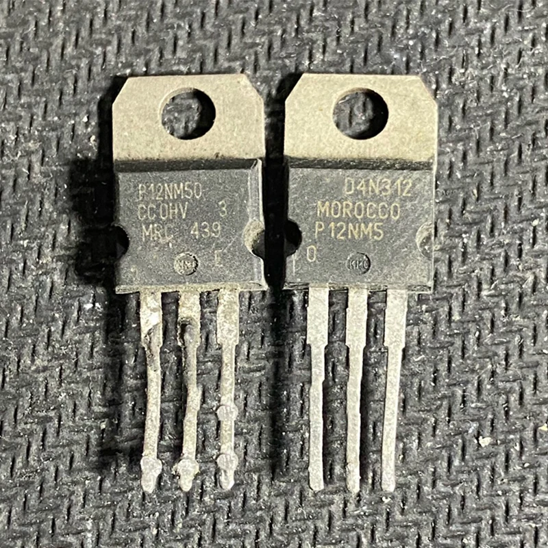 Použité 5ks p12nm50 STP12NM50 12nm50 Originálne demontáž