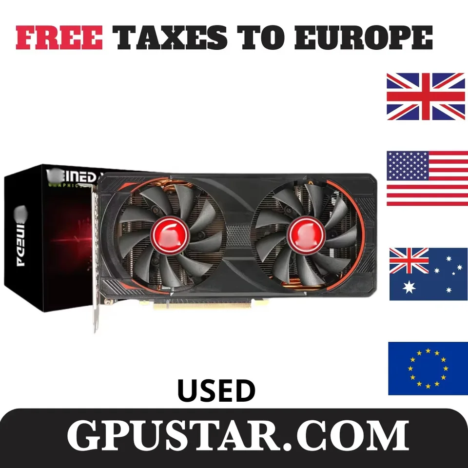 Použité RTX 3070 8G Grafická karta GDDR6 256bit 2*8pin PC Herná grafická karta počítač Express x16 4.0 RTX 3070 Placa de Video