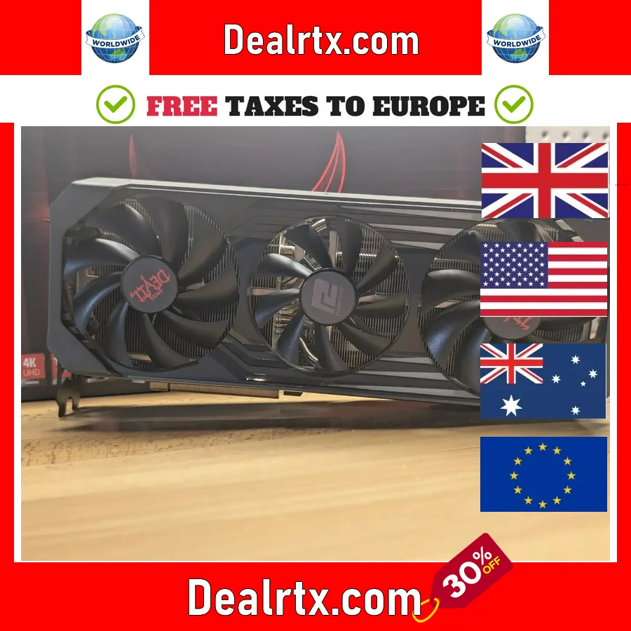 Použitý PowerColor Red Devil AMD Radeon RX 6950 XT 16 GB GRAFICKÁ KARTA GDDR6