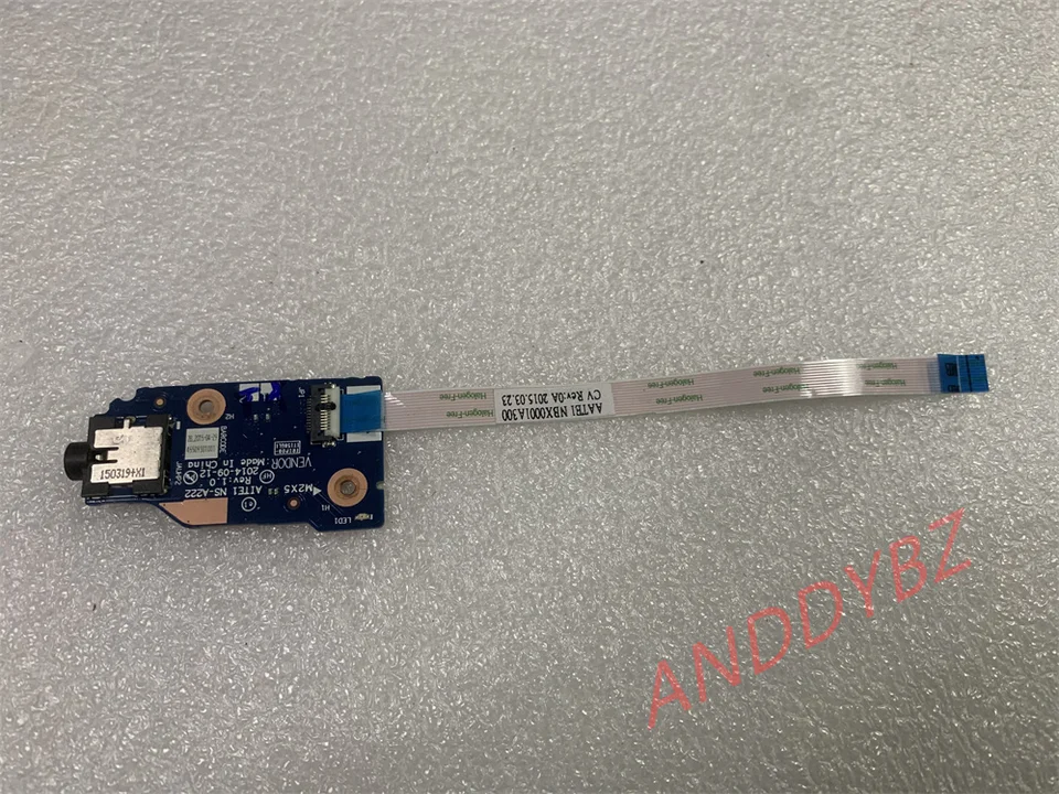Používa sa originál pre Lenovo pre ThinkPad Edge E550 Audio Jack Board kábel NS-A222 funguje perfektne