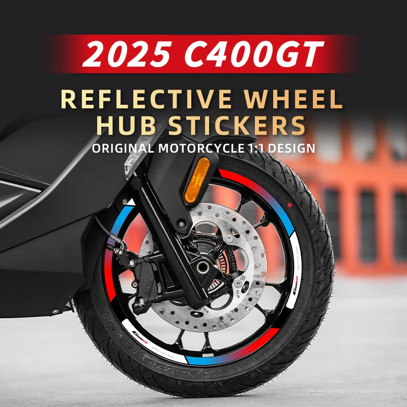 Používa sa pre 2025 BMW C400GT bezpečnostné reflexné súpravy náboja kolesa s bicykla
