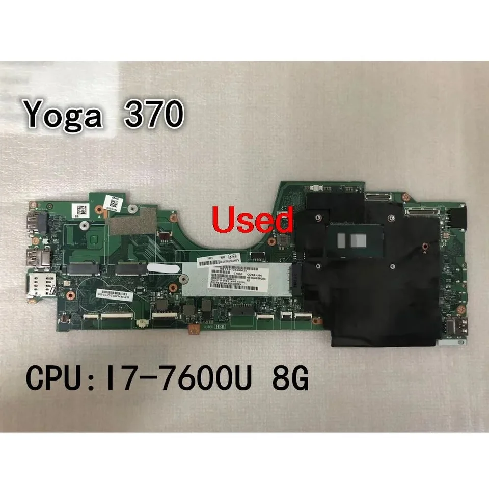 Používa sa pre Lenovo Thinkpad Yoga 370 LAPTOP HLAVNÁ DODAŤ CPU I7-7600U 8GB FRU 01HY153 01HY155