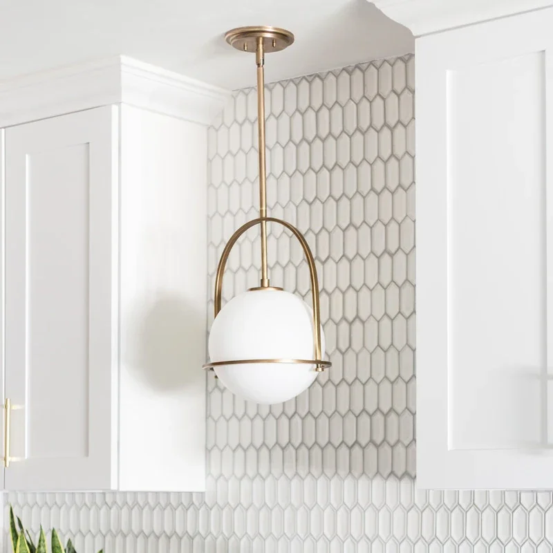 Povrchová stropná lampa Nordic Milky Glass Gual zavesenie zavesenia pre obývaciu jedáleň