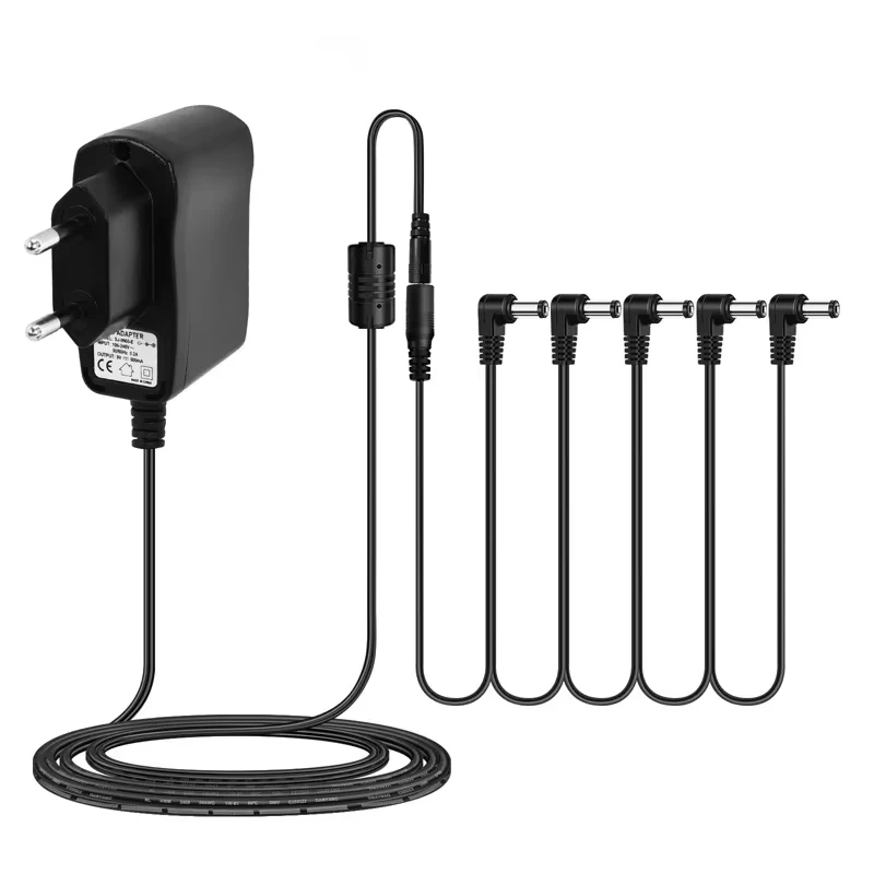 Power adaptér MIWAYER-5 pre elektrickú gitaru, príslušenstvo pre pedálové zástrčky, Daisy Pro 9V DC 500ma reťazový kábel