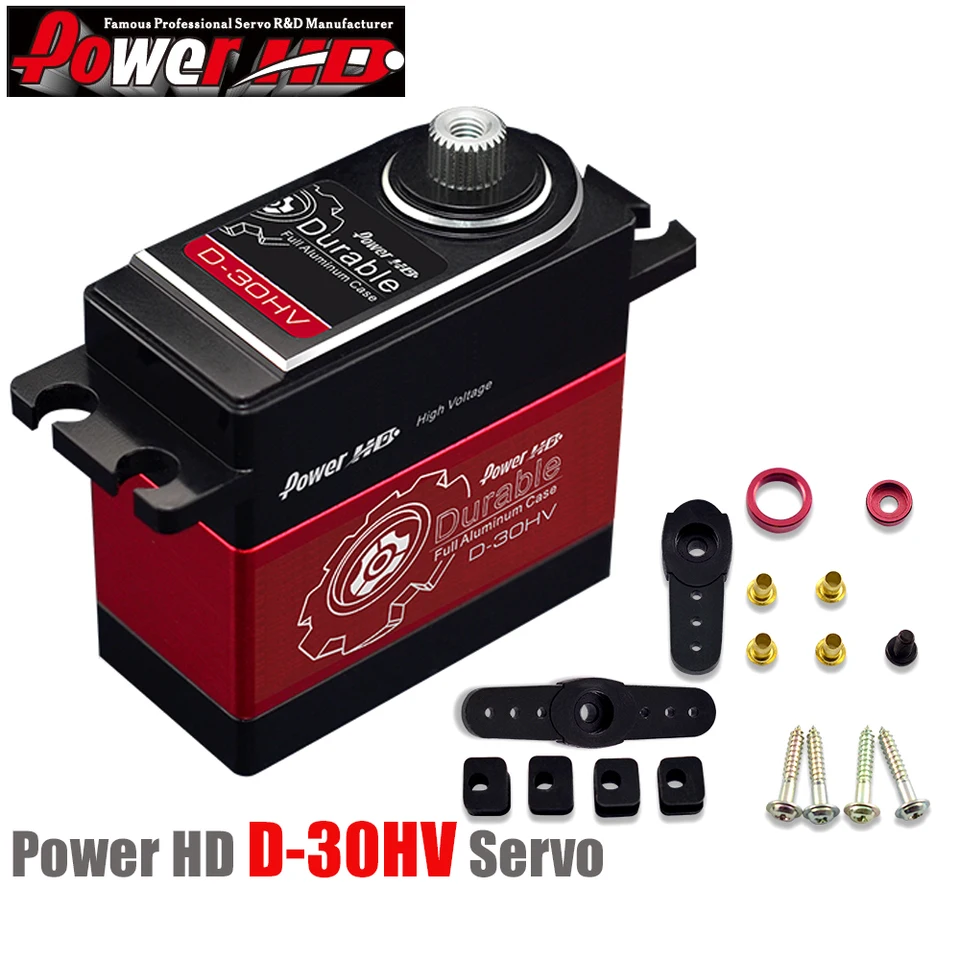 Power HD D-30HV 6-7,4V Vysoký krútiaci moment Digitálne servo na lezenie na lezenie driftových automobilov