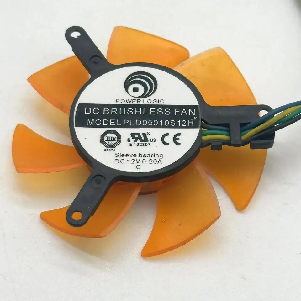 Power Logic PLD05010S12H DC 12V 0,20A 47x47 mm 4-vodičový server bezrámový ventilátor