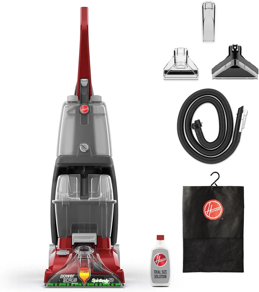 PowerScrub Deluxe Koberec čistič koberca a čalúnenia, hĺbka čistiacich kobercových šampiónov s viacerý