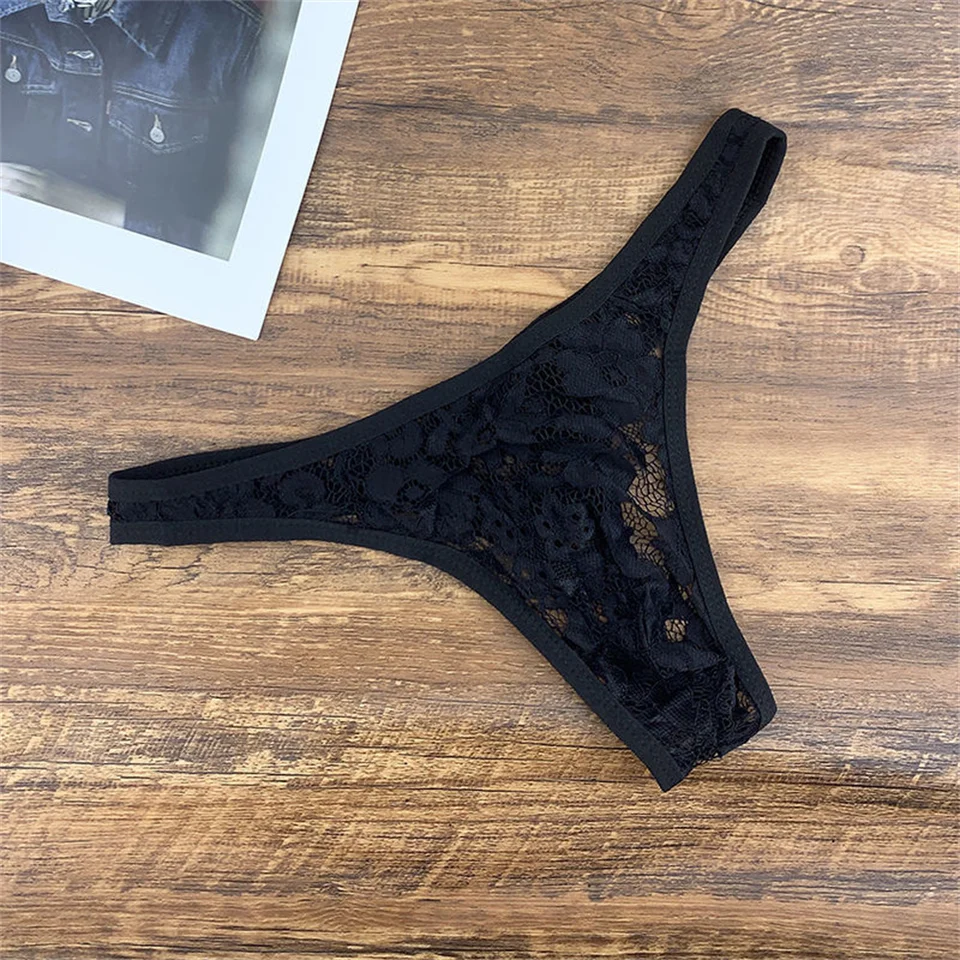 Pozrite sa cez mužov spodnú bielizeň čipky sexy tanga hombre g string Transparentné spodné prádlo plus veľkosť