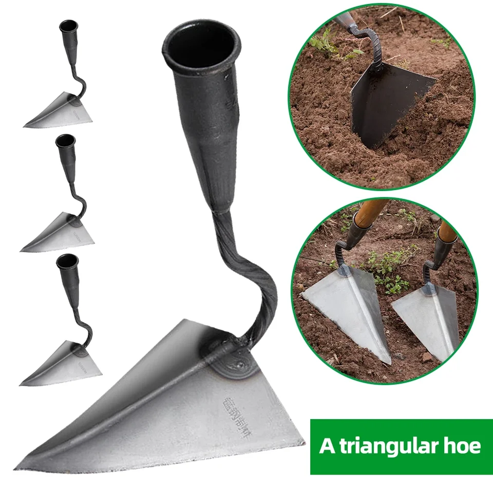 Poľnohospodárske náradie Hoes Triangle Small Tip Hoty Ortá motyku poľnohospodárska pôda Otáčanie uvoľneného poľnohospodárskeho poľnohospodárskeho poľnohospodárskeho zariadenia