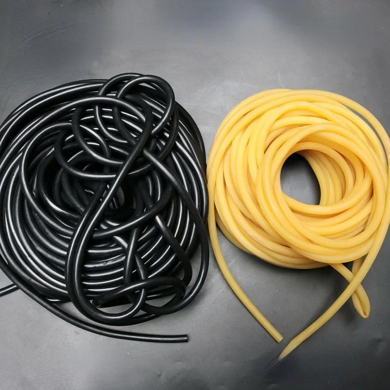Poľovné praky streľba katapult gumová páska fitness joga bungee silná elastická časť 6 mm x 9 mm gumová šnúra