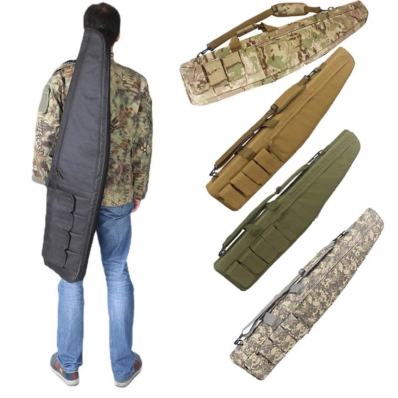 Poľovnícky vodotesný 120 cm taktický ťažký výstroj dlhý vrecko na pištoľ Airsoft pena gumová ostreľovacia puška Puška Pase Balenie strelných zbraní