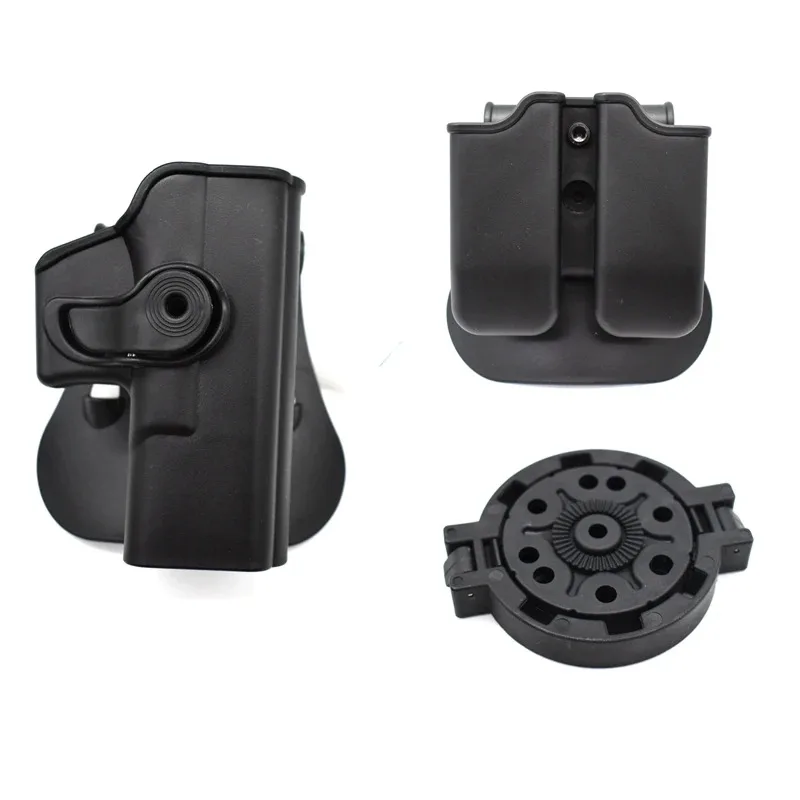 Poľovníctvo IMI Glock Piestová pištoľ Airsoft Gun Polster pre Glock 17 19 puzdro s časopisom Pieskový štrajk adaptér Molle Vest