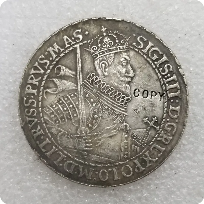 Poľsko - Litva Thaler 1622 - Sigismund III Kópia Pamätné mince - Zberateľské mince Mince Zberateľné mince