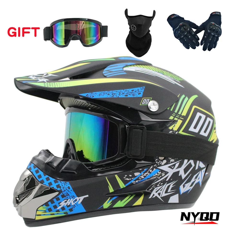 Pošlite 3 kusy darčekový motocykel off-road prilba bicykel z kopca AM DH Cross Helmet CAPACETE MOTOCROSS CASCO