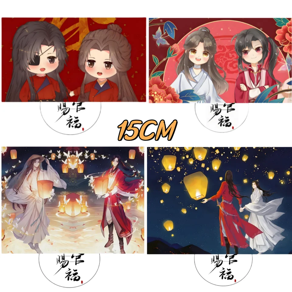 Požehnanie nového anime neba požehnania TGCF akrylové stojanové modely hračky Xie Lian Hua Cheng stolové dekorácie Darčeky pre priateľov 15 cm
