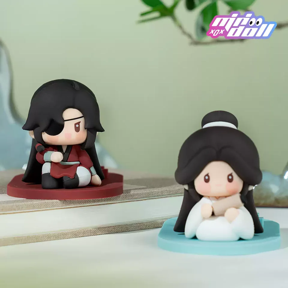 Požehnanie úradníka neba Xie Lian Hua Cheng Anime roztomilý držiteľ mobilného telefónu Tian Guan Ci Fu Figures Desktop Darček