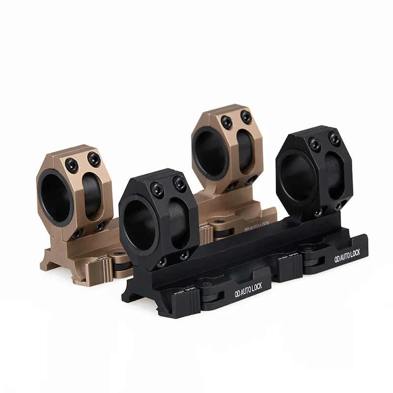 PPT taktické airsoftové príslušenstvo 25,4 mm puškový rozsah Hunting Hunting 30 mm QD SPOLOP MOUNT Dvojitý prsteň 20 mm picatinny Rail 24-0134