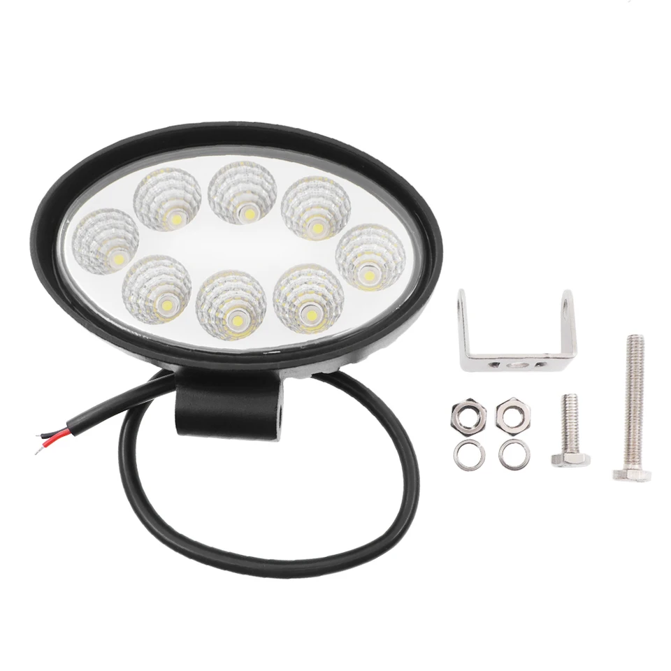 Pracovná lampa LED hmla svetlo biela farba 6000k automatické diely DC 12-24V Záplavný lúč pre kamión v útok