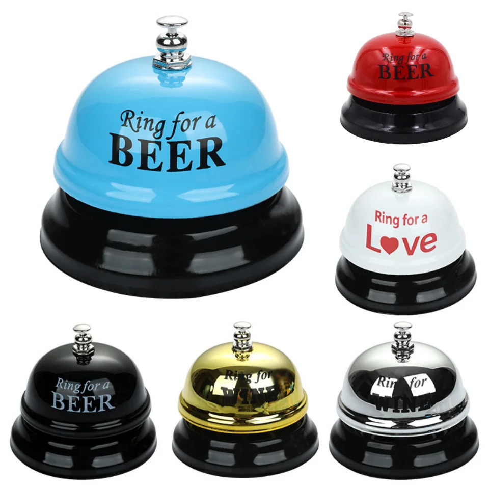 Praktická reštaurácia Timer Hotel Counter Desk Bell Ring Bar Service Volajte Bell For Bar Hotel Restaurant Žltá/ružová/káva