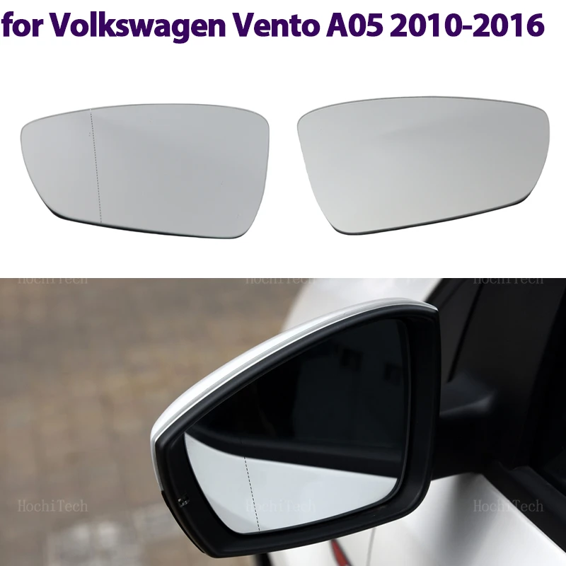 Pravá strana Vyhrievané sklo elektrického krídla pre Volkswagen VW Vento A05 2010-2016 Vyhrievané krídlové zrkadlo Zakri