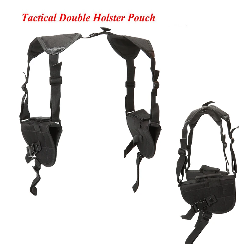 Pravá / ľavá ruka Nylon Perser Tactical Double Ramer Polster pre Universal Gun Glock 17 pištoľové puzdro na skrytie