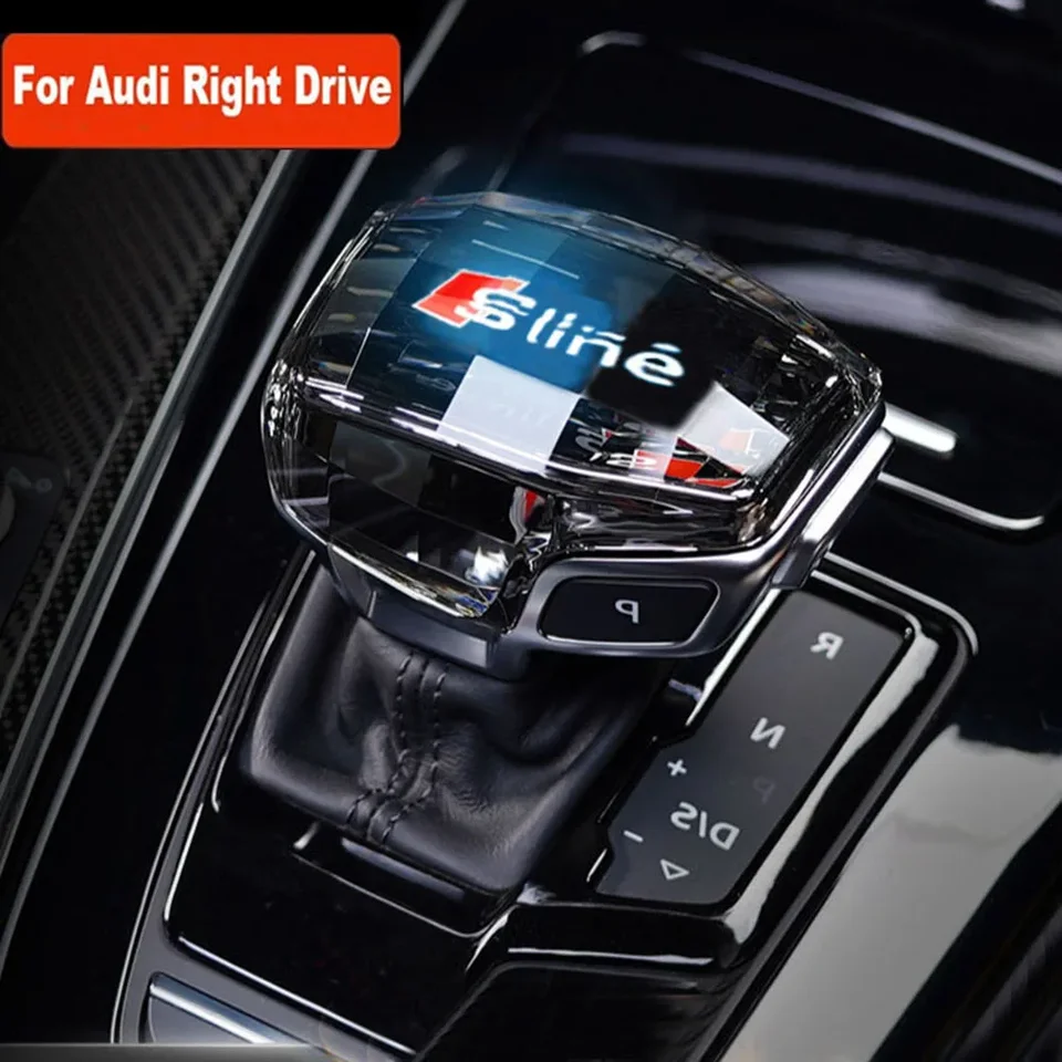 Pravý pohon RHD Crystal Gear Shift Cover pre Audi Q7 A6 Q8 SQ5 A5 A4 S4 RS5 RS6 A7 SQ8 2016-2022