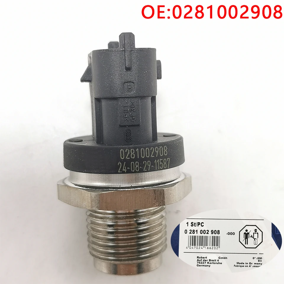 Pre 0281002908 Senzor tlaku na palivovú koľajnicu pre KIA Sorento I Hyundai H-1 Satelit Alfa Romeo Lancia Renault Master 2007
