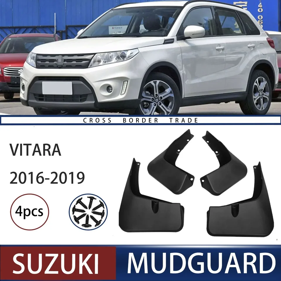 Pre 16-19 Suzuki Vitara Car formed Mud Flaps Splash Guards Mudguards predný zadný štýl predného zadného vozidla