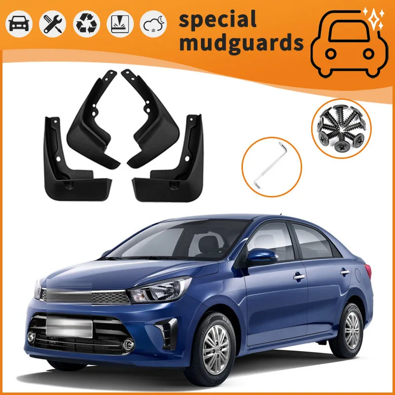 Pre 17-24 modelov Kia Pegas Mudguards Fender Mudflaps predné zadné svetlice striekajúce gardy pokrývajú príslušenstvo automobilu